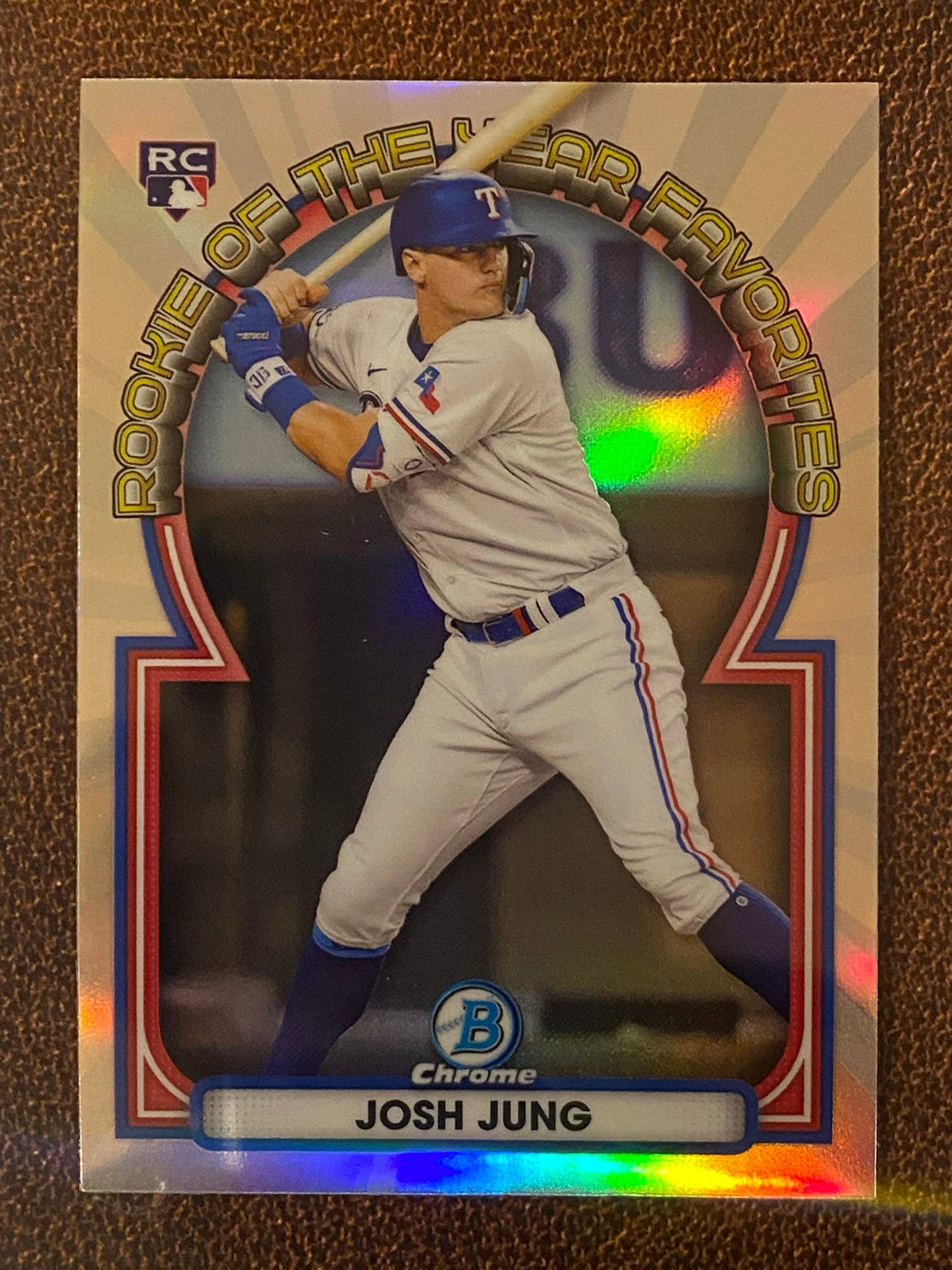 Josh Jung - 2023 Bowman - Rookie of the Year Favorites - Rangers