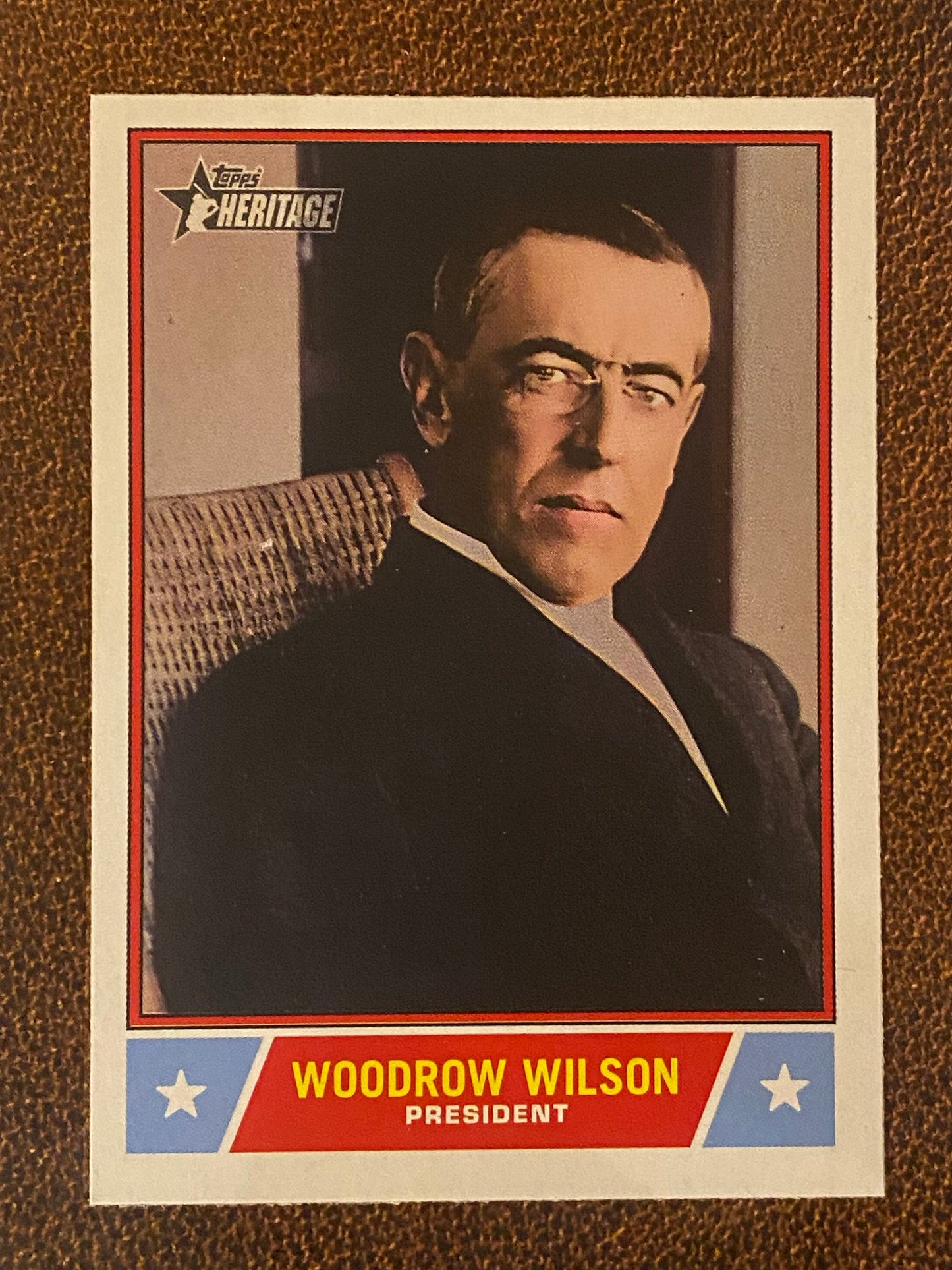 Woodrow Wilson - 2025 Topps Heritage - Notable Americans (NS-52)