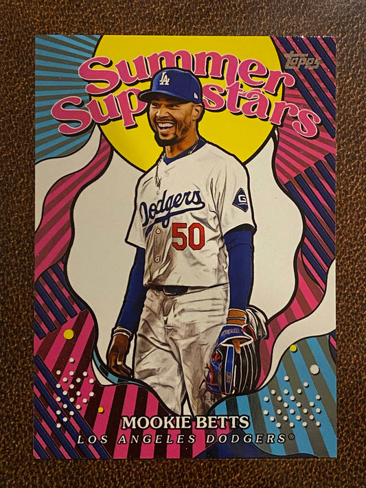 Mookie Betts - 2025 Topps Series 2 - Summer Superstars Insert - Dodgers