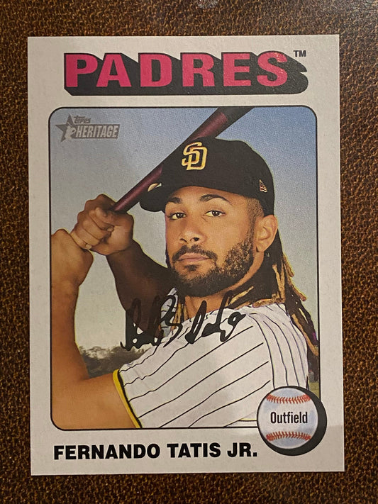 Fernando Tatis Jr. - 2024 Topps Heritage High Number - White Border - Padres
