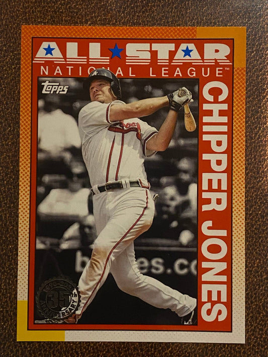 Chipper Jones - 2025 Topps Series 2 - 1990 All Star Insert - Braves