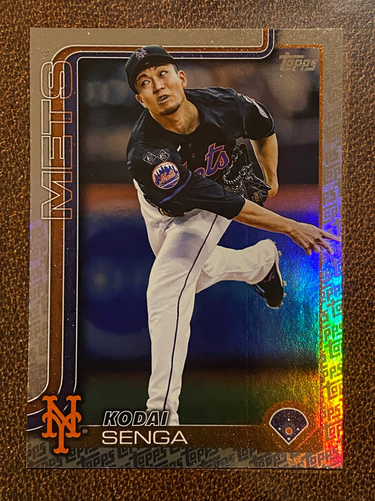 Kodai Senga - 2025 Topps Series 2 - Fanatics Exclusive Topps Foil Border - Mets