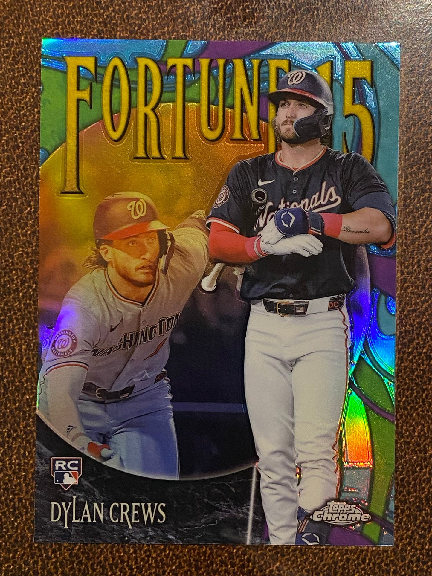 Dylan Crews - 2025 Topps Chrome - Fortune 15 - Nationals