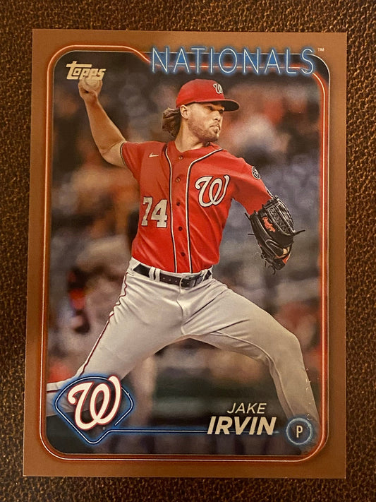 Jake Irvin - 2024 Topps Series 2 - Gold /2024 - Nationals