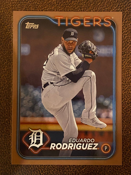 Eduardo Rodriguez - 2024 Topps Series 1 - Gold /2024 - Tigers