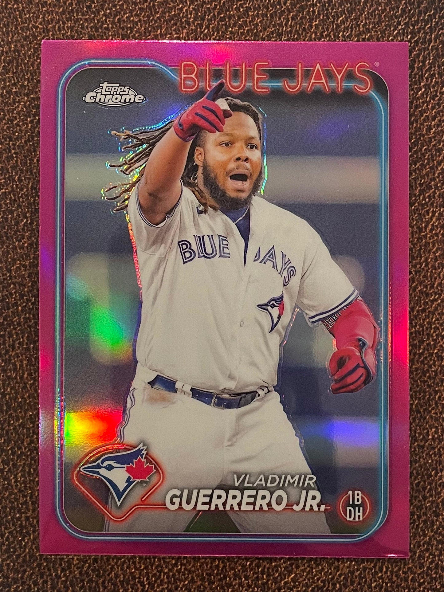 Vladimir Guerrero Jr. - 2024 Topps Chrome - Pink Refractor - Blue Jays