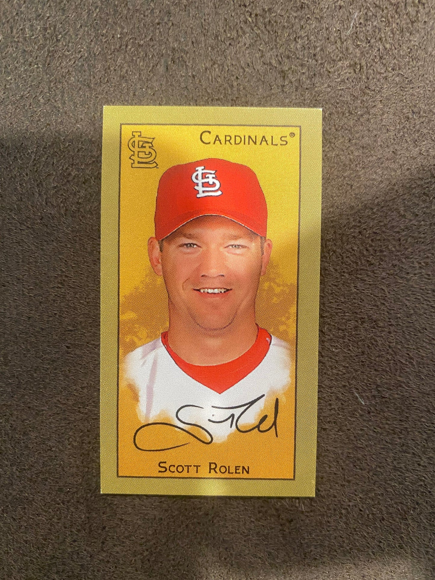 Scott Rolen - 2025 Topps T205 Mini - Piedmont Back (**Corner Whiting**) - Cardinals