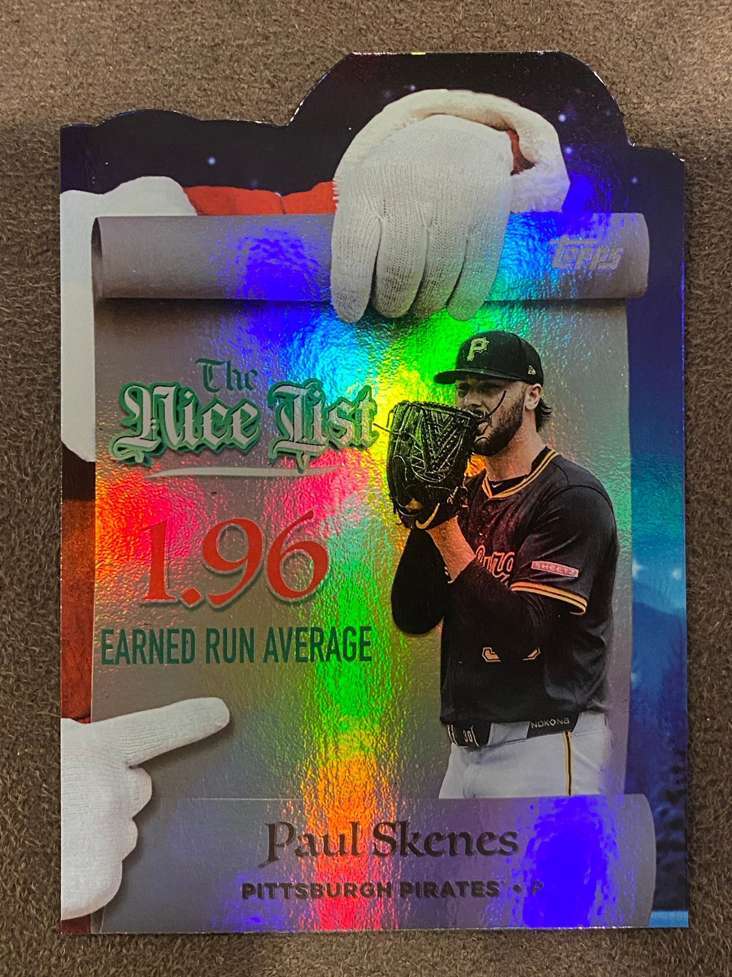 Paul Skenes - 2025 Topps Holiday - The Nice List - Pirates