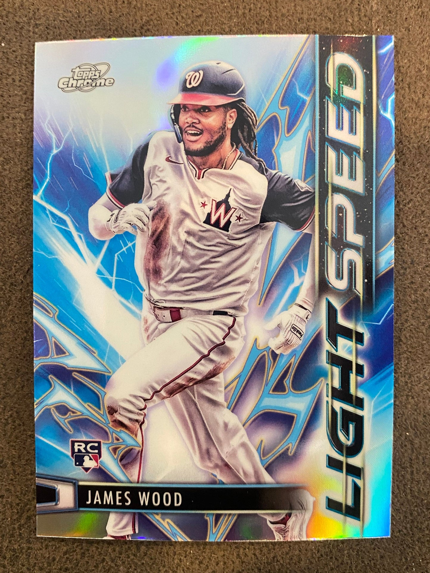 James Wood - 2025 Topps Chrome Cosmic - Light Speed Insert - Nationals
