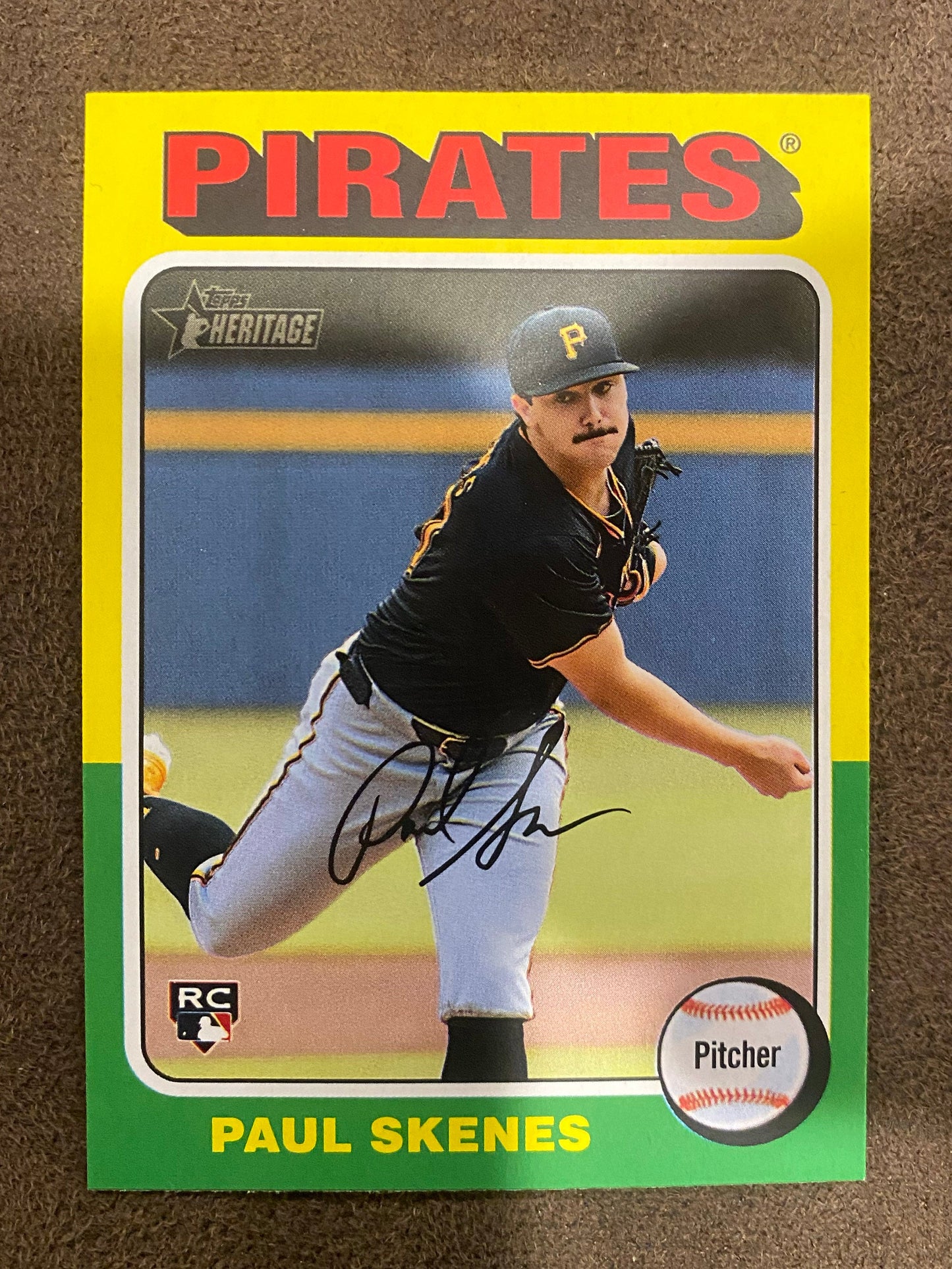 Paul Skenes - 2024 Topps Heritage High Number - Base - Pirates