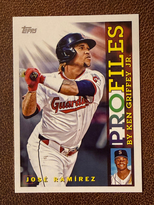 Jose Ramirez - 2026 Topps Series 1 - Profiles Insert - Guardians