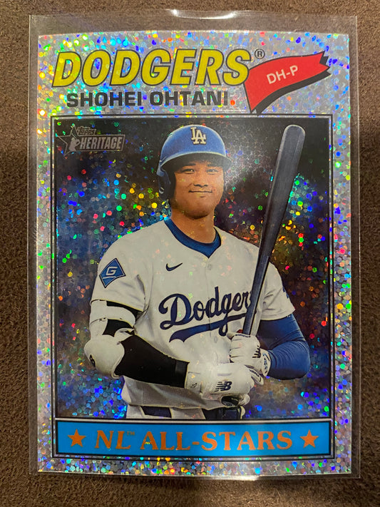 Shohei Ohtani - 2026 Topps Heritage - Silver Sparkle - Dodgers