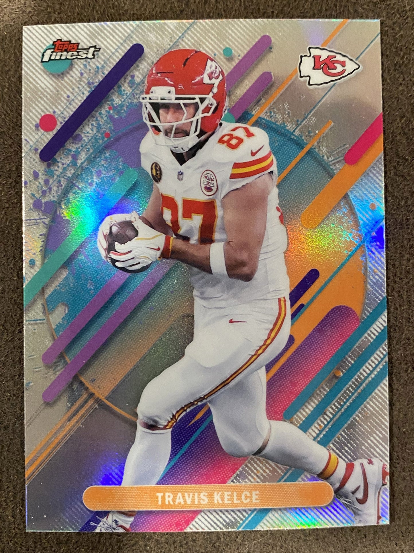 Travis Kelce - 2025 Topps Finest - Rare Refractor - Chiefs