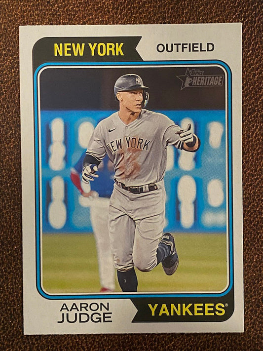 Aaron Judge - 2023 Topps Heritage - Base Card - Yankees