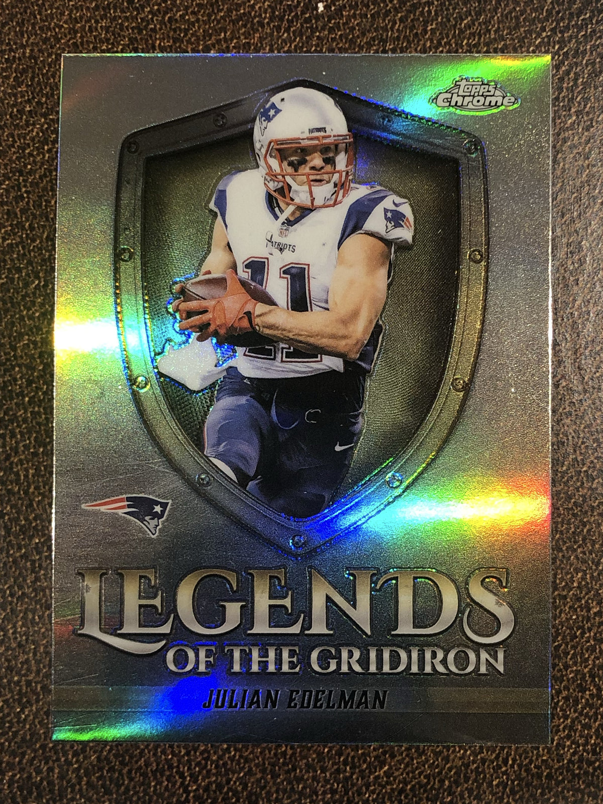 Julian Edelman - 2025 Topps Chrome - Legends of the Gridiron Refractor - Patriots