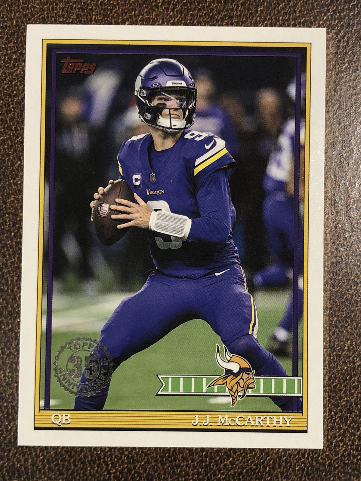 J.J. McCarthy - 2026 Topps Flagship - 1991 Insert - Vikings