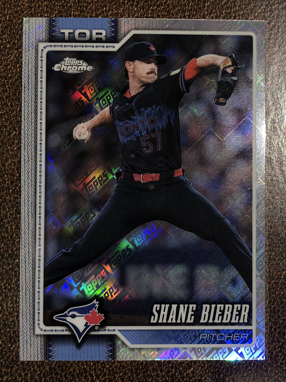 Shane Bieber - 2026 Topps Chrome - Fanatics Topps Foil - Blue Jays