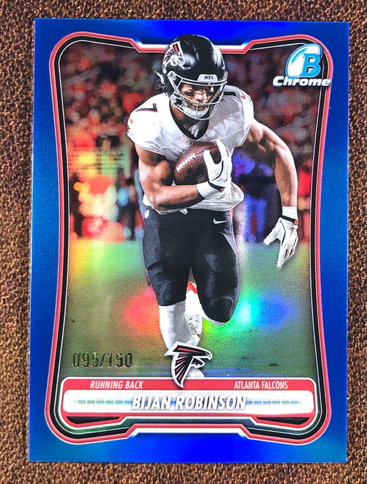 Bijan Robinson - 2026 Bowman - BLUE Refractor /150 - Falcons