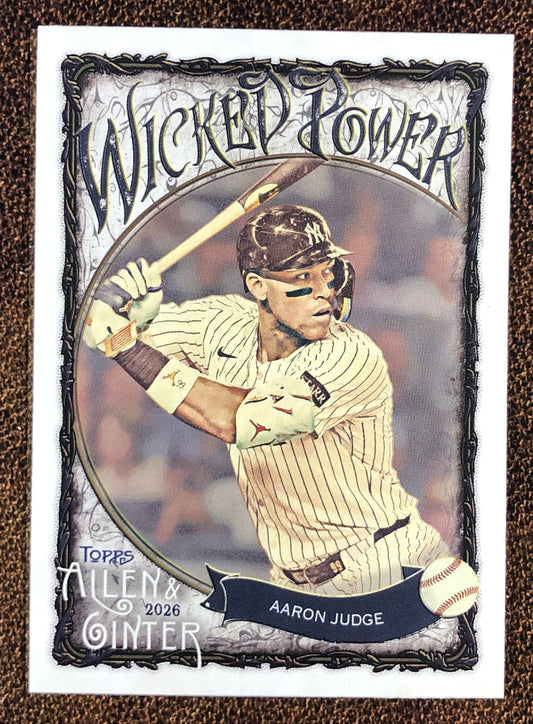 Aaron Judge - 2026 Topps Allen & Ginter - Wicked Power Insert - Yankees