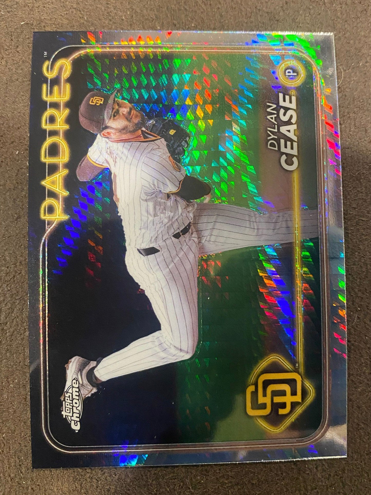 Dylan Cease - 2024 Topps Chrome - Prism Refractors - Padres