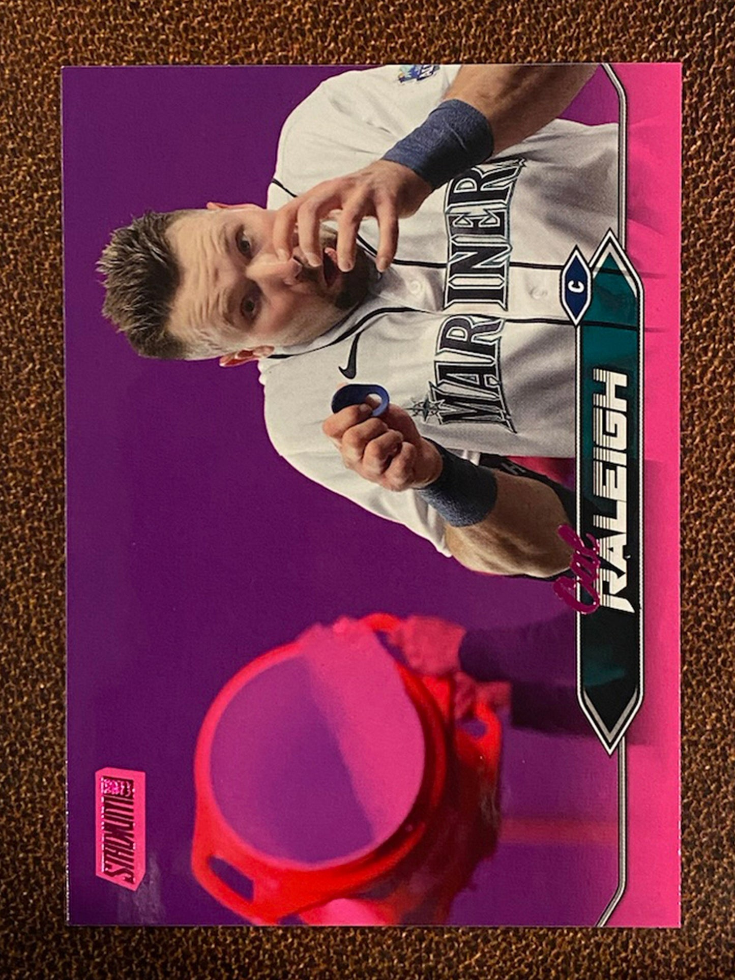 Cal Raleigh - 2024 Topps Stadium Club - Pink Foil - Mariners