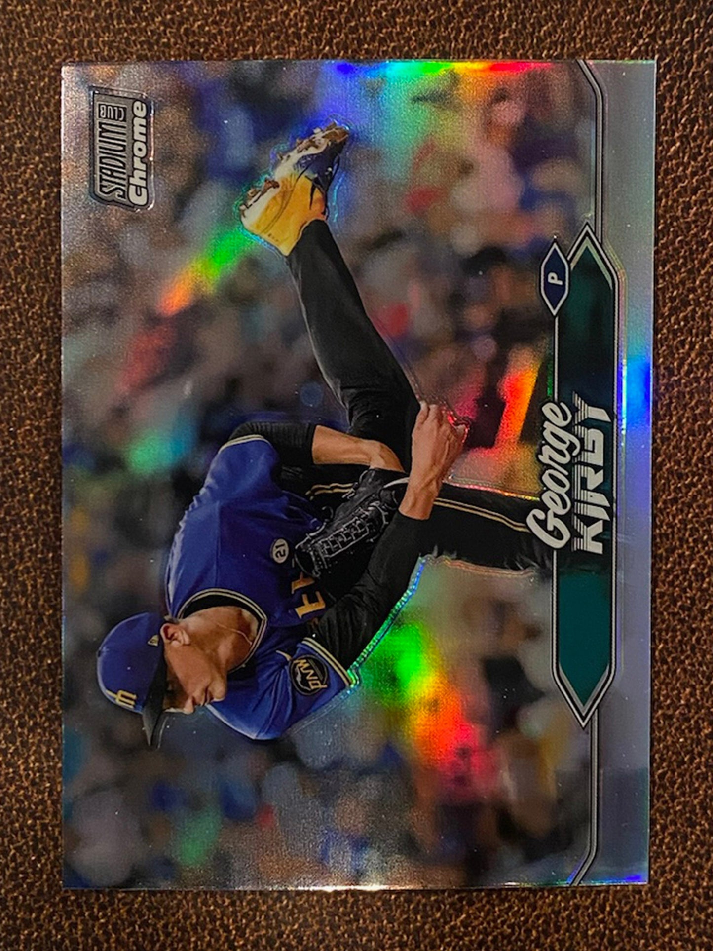 George Kirby - 2024 Topps Stadium Club - Chrome Refractor - Mariners