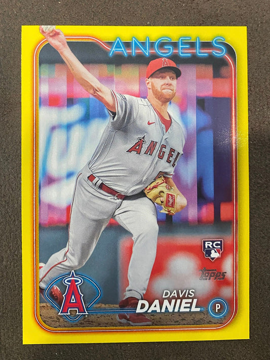 Davis Daniel - 2024 Topps Series 2 - Yellow Parallels - Angels