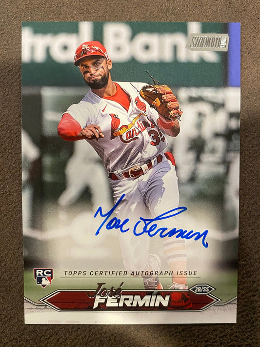Jose Fermin - 2024 Topps Stadium Club - AUTO - Cardinals