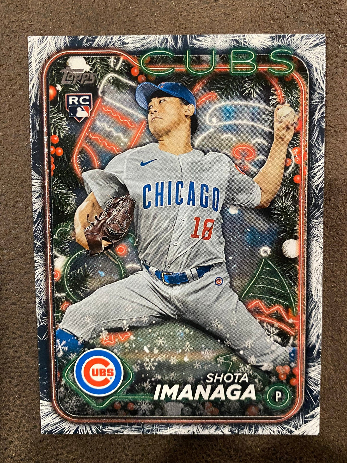 Shota Imanaga - 2024 Topps Holiday - Tree Parallels - Cubs