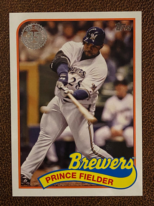 Prince Fielder - 2024 Topps Series 2 - 1989 Insert - Brewers