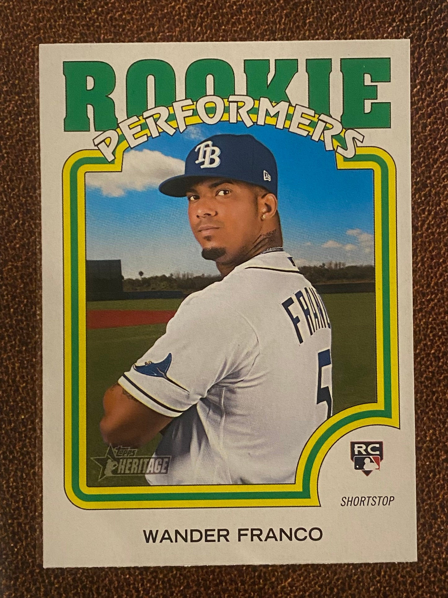 Wander Franco - 2022 Topps Heritage High Number - Rookie Performers - Rays