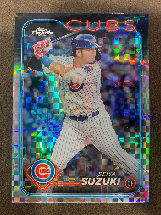 Seiya Suzuki - 2024 Topps Chrome - XFractor - Cubs