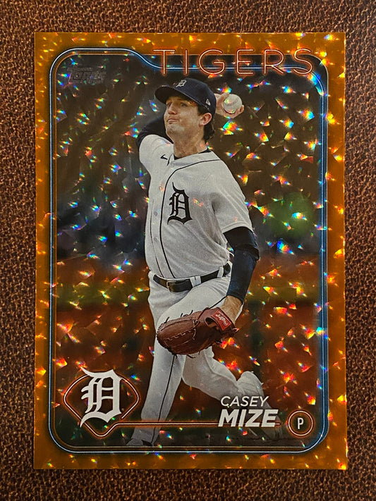 Casey Mize - 2024 Topps Series 2 - Orange Foils /299 - Tigers