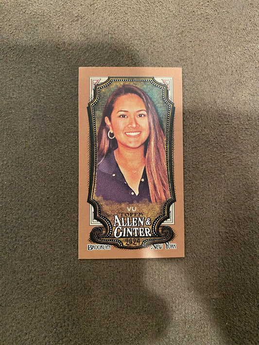 Lilia Vu - 2024 Allen & Ginter - Mini Gold Border -