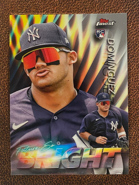 Jasson Dominugez - 2024 Topps Finest - Future So Bright - Yankees