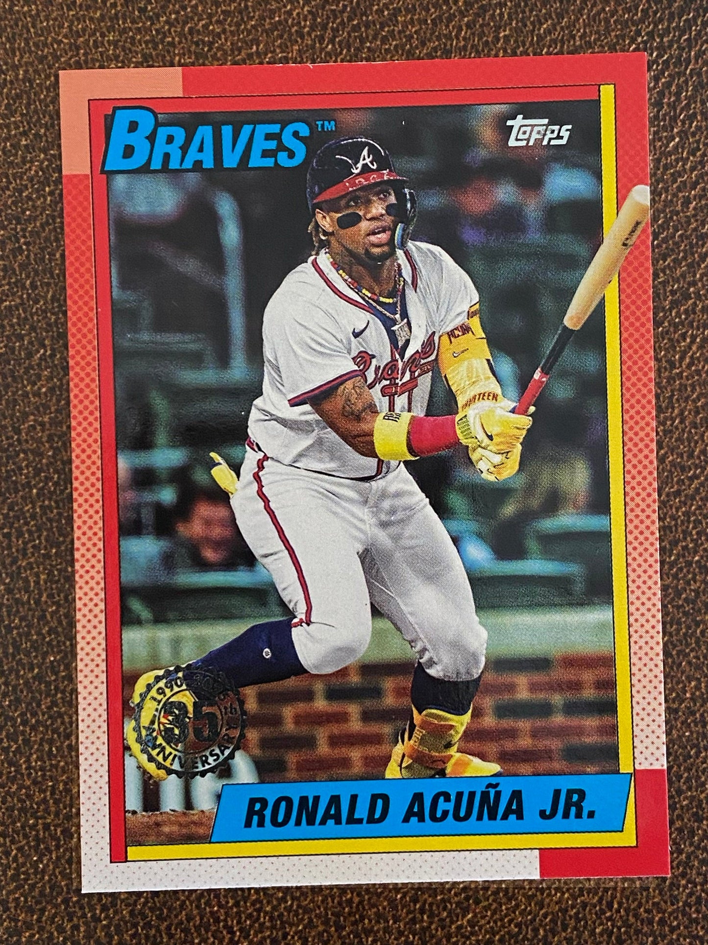 Ronald Acuna Jr. - 2025 Topps Series 1 - 1990 Insert - Braves