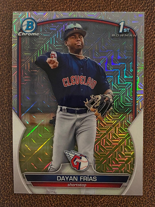 Dayan Frías - 2023 Bowman - Mega Box Mojo Refractor - Guardians