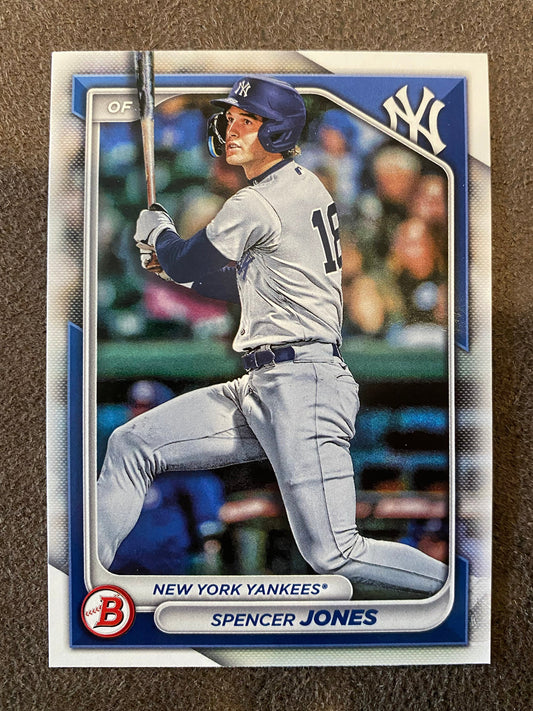 Spencer Jones - 2024 Bowman - Paper prospect - Yankees