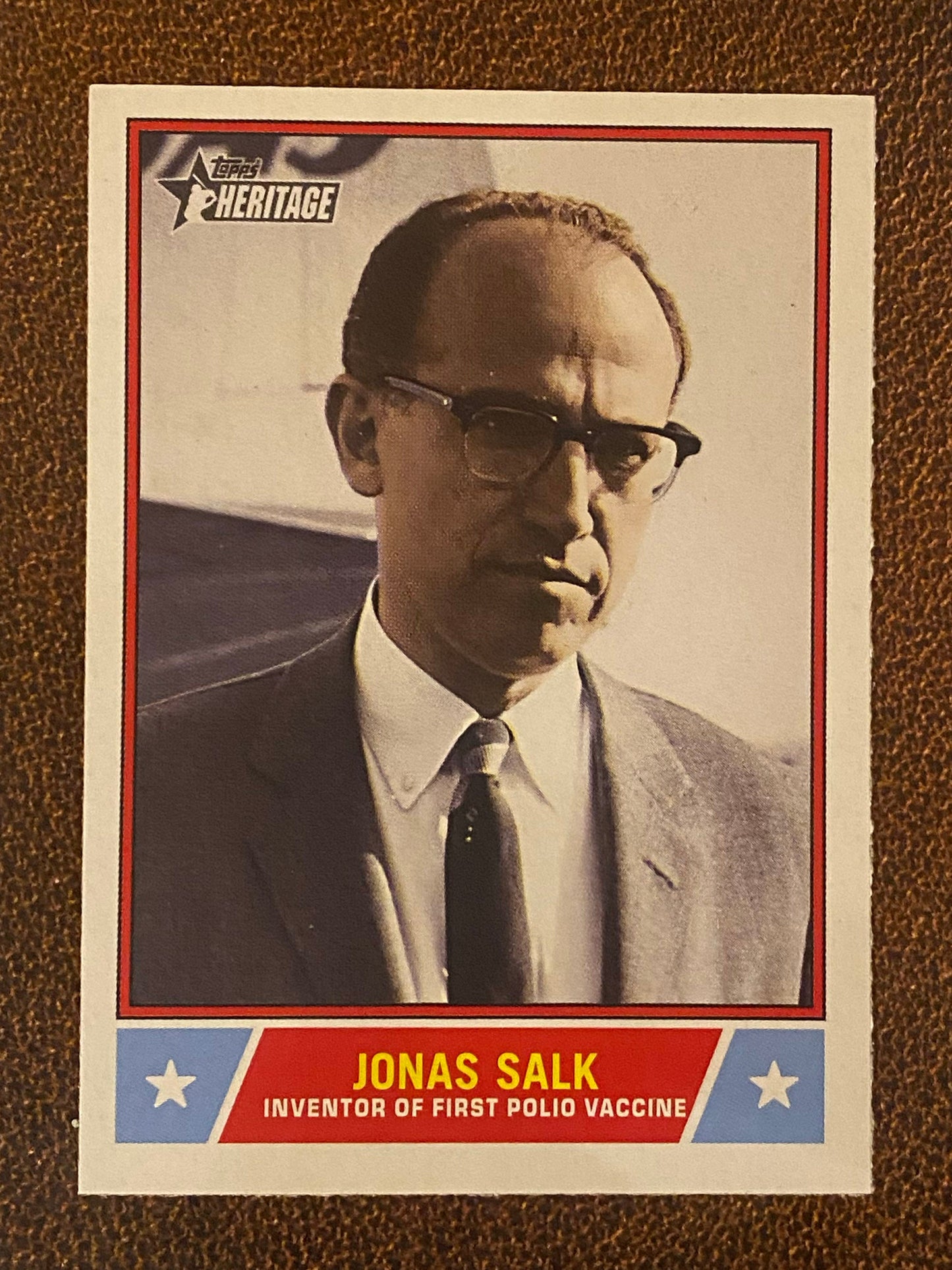 Jonas Salk - 2025 Topps Heritage - Notable Americans (NS-50)
