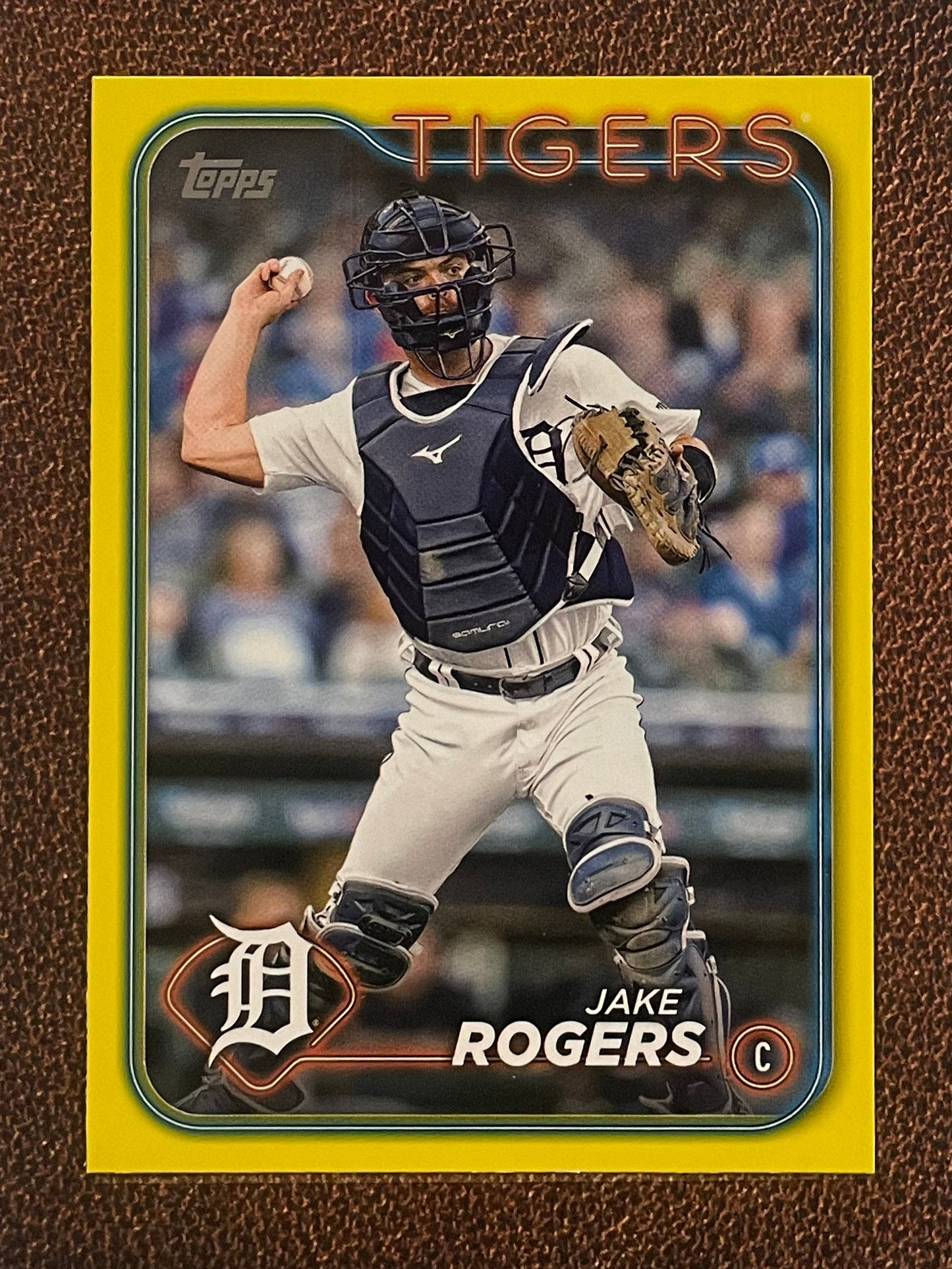 Jake Rogers - 2024 Topps Series 1 - Yellow Parallel - Tigers