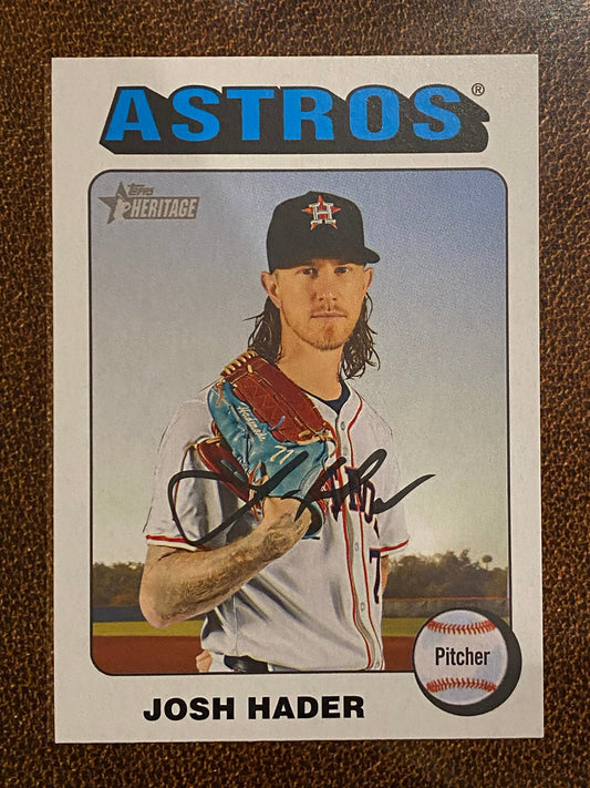 Josh Hader - 2024 Topps Heritage High Number - White Border - Astros