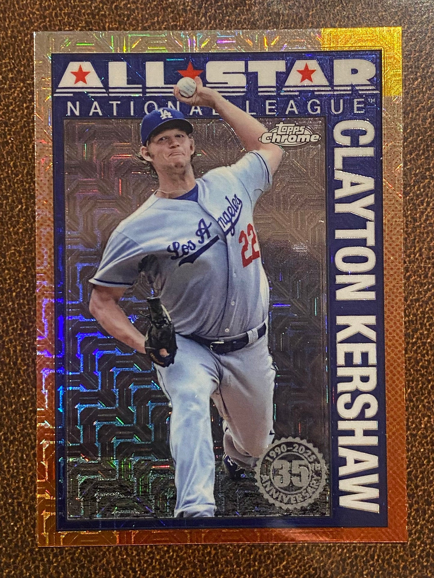 Clayton Kershaw - 2025 Topps Series 2 - 1990 All Star Mojo Refractor - Dodgers