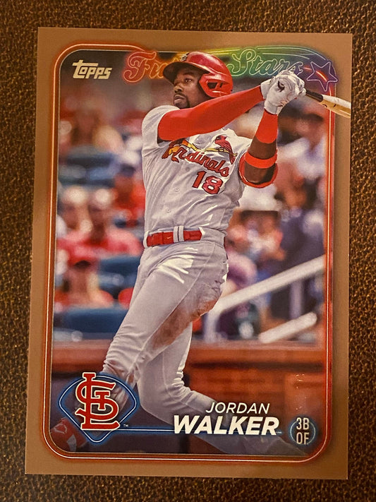 Jordan Walker - 2024 Topps Series 2 - Gold /2024 - Cardinals