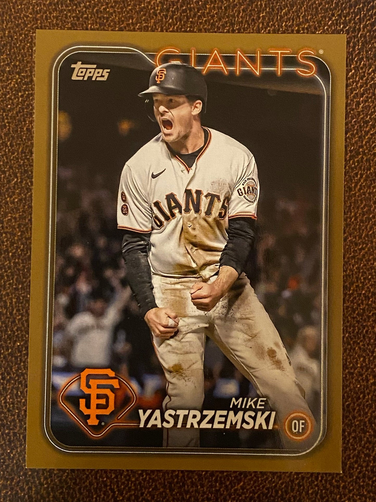 Mike Yastrzemski - 2024 Topps Series 1 - Gold /2024 - Giants