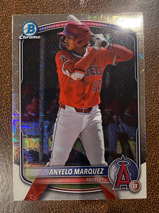 Anyelo Marquez - 2025 Bowman Chrome - 1st Mojo - Angels