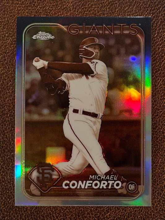 Michael Conforto - 2024 Topps Chrome - Sepia Refractor - Giants