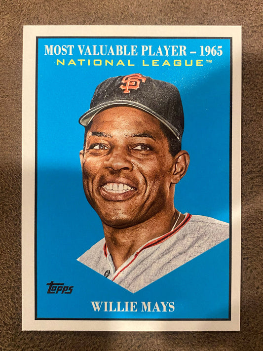 Willie Mays - 2025 Topps Update - MVP Insert - Giants