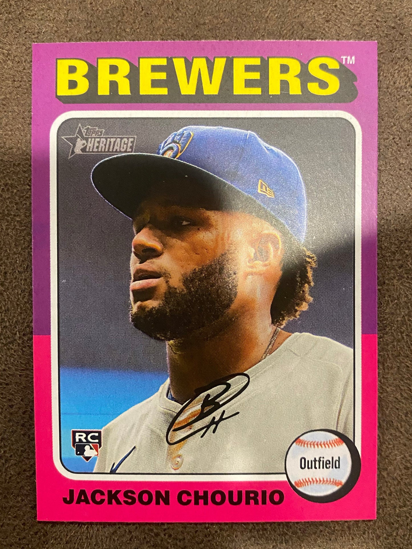 Jackson Chourio - 2024 Topps Heritage High Number - Base - Brewers