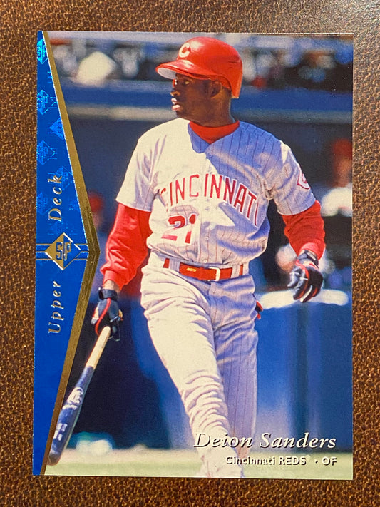 Deion Sanders - 1995 Upper Deck SP - Base - Reds