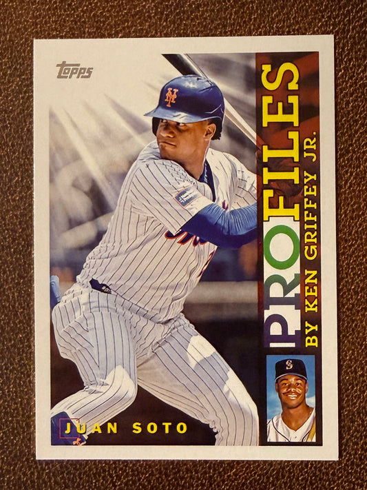 Juan Soto - 2026 Topps Series 1 - Profiles Insert - Mets
